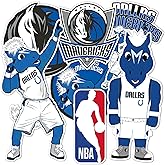 Desert Cactus Dallas Mavericks NBA Officially Licensed Sticker Vinyl Decal Laptop Water Bottle Car Scrapbook (Type 2-Mascot)