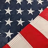 American Flag 3x5 FT Outdoor,Heavy Duty Nylon with Embroidered Stars and Sewn Stripes,Brass Grommets,Premium US Flag for Garden and Home(3x5 FT)