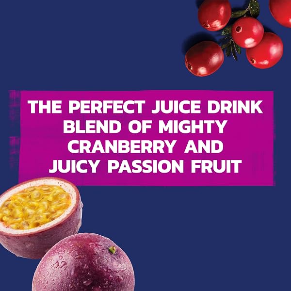 OCEAN SPRAY® CRAN X PASSIONFRUIT, CRANBERRY PASSIONFRUIT JUICE DRINK, 64 FL OZ BOTTLE