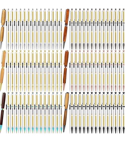 Kit De Stylos Européens Legacy Woodturning - Finition Chromée, Lot De 10