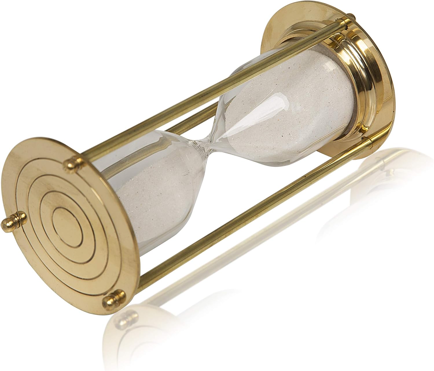 5-6 Minute Hourglass Sand Timer Clock With Sparkling White Sand 6