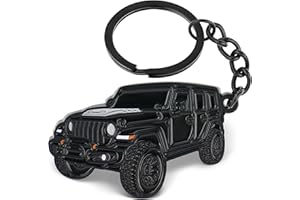 Novastar Car Keychain Compatible with Jeep Wrangler Accessories, Car Key Chains Compatible With Jeep Wrangler Keychain