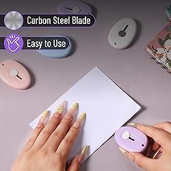 Bates- Mini Retractable Box Cutter, 12 pcs, Pastel