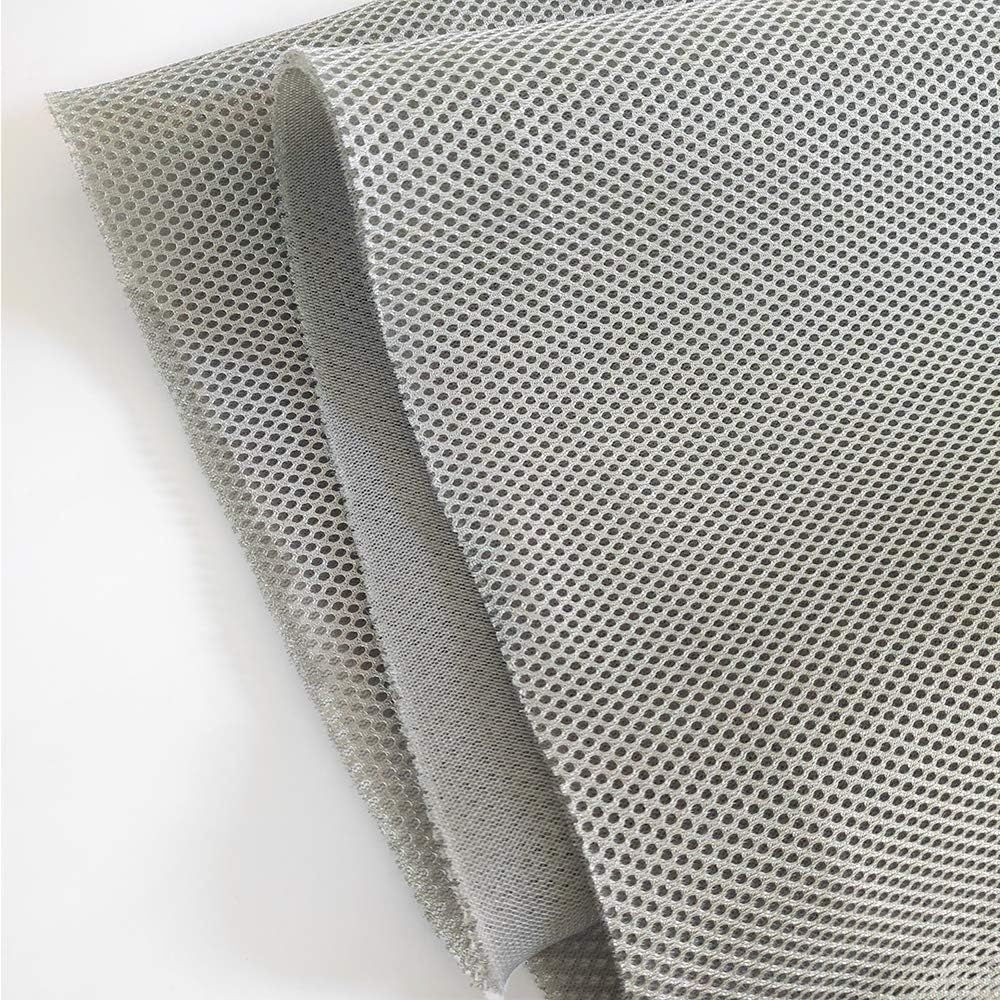 Speaker Grill Cloth Stereo Mesh Fabric for Speaker Repair, Gray - 55 x 20 in / 140 x 50 cm: Electronics