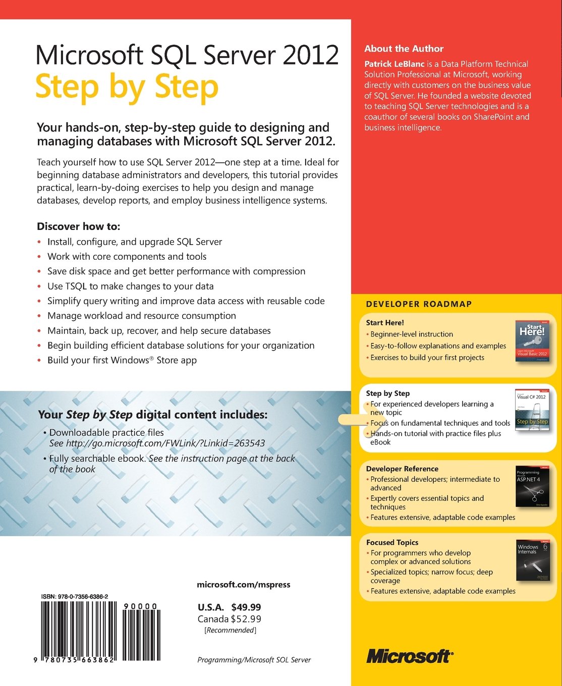 Microsoft SQL Server 2012 Step by Step (Step by Step Developer)