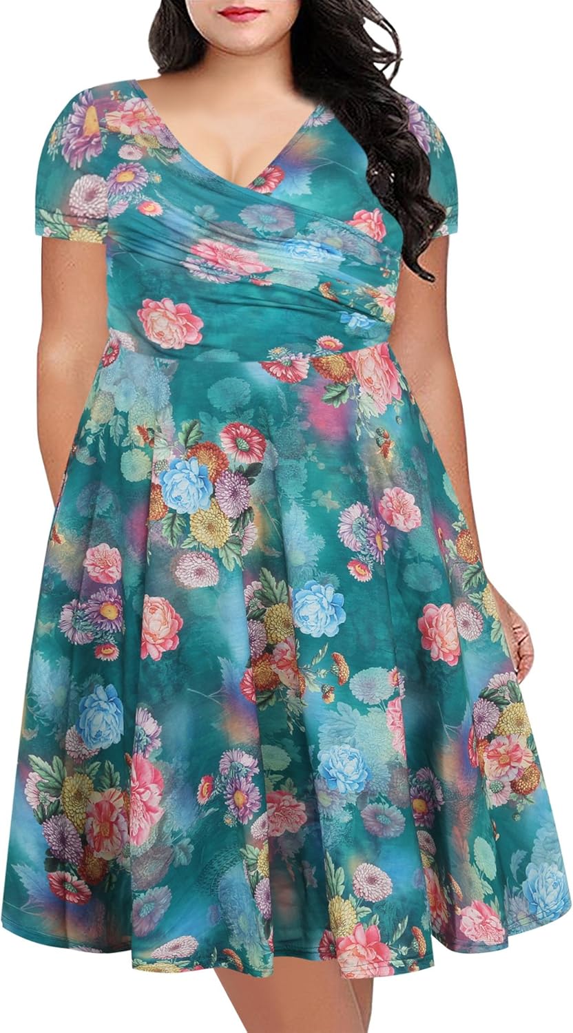 plus size swing dress