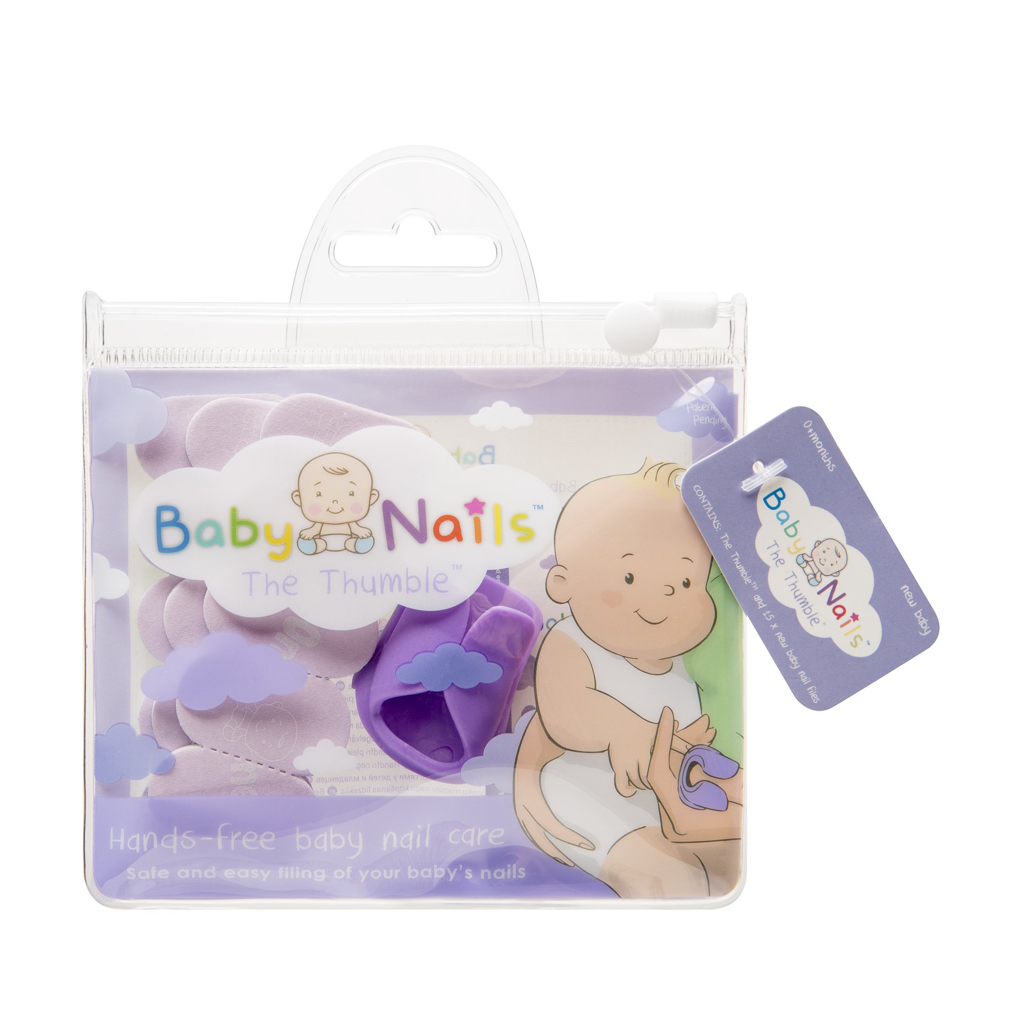 Lima de uñas para recien nacidos (0 meses +) I Cuidado de uñas bebé I Accesorio para recien nacidos y bebés I Regalo para mamás - 3 x 5