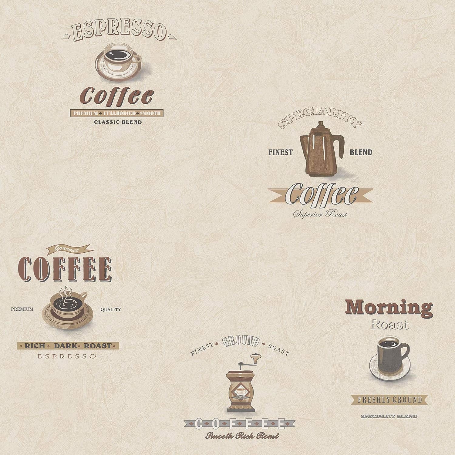 Galerie G12241 Kitchen Recipes Wallpaper, Brown