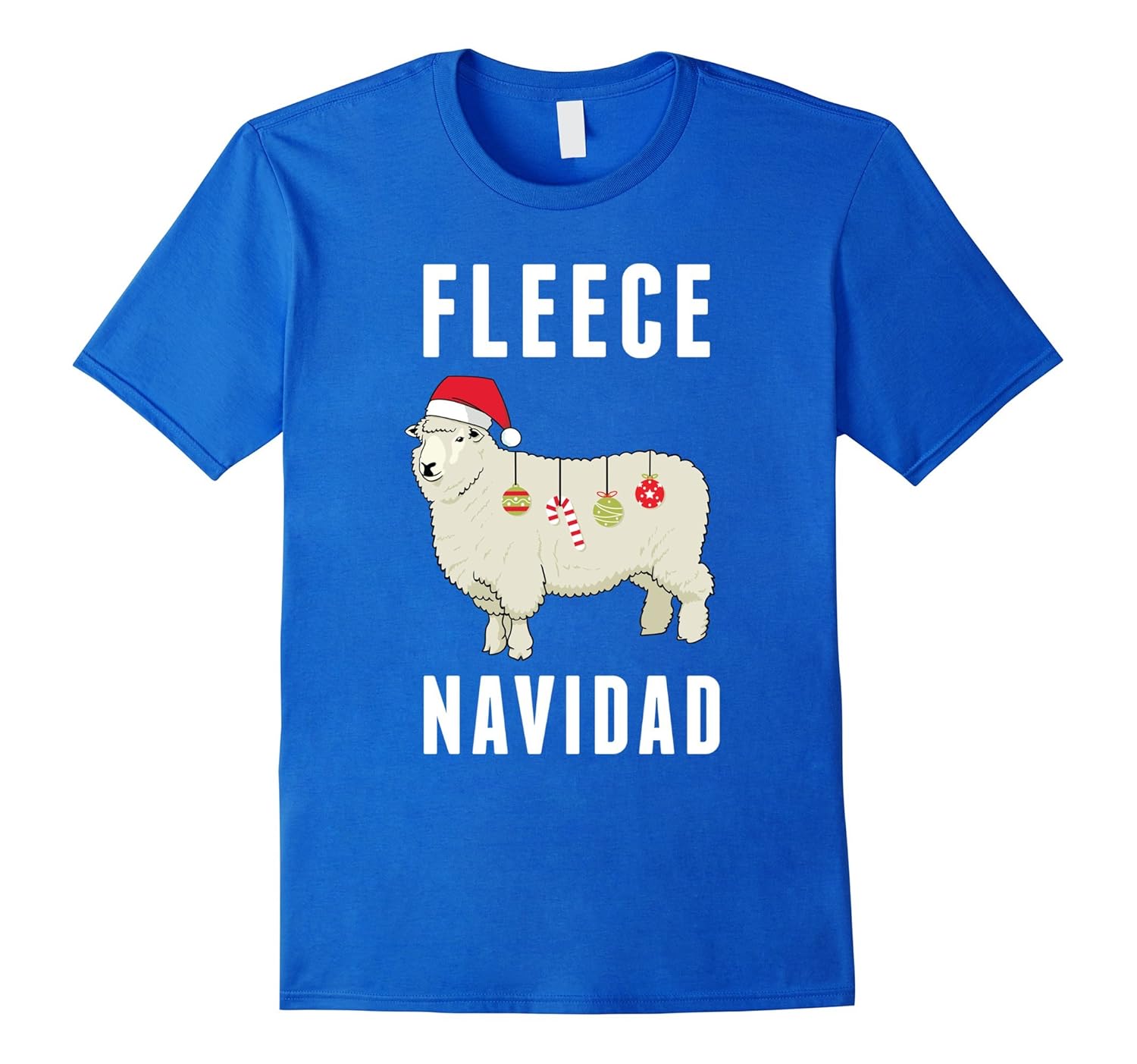 Fleece Navidad   Funny Christmas T Shirt-Bawle