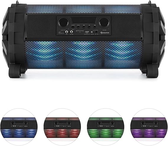 auna thunderstorm boombox speaker