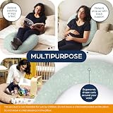 Niimo XXL Pregnancy Pillow & Nursing Pillow 100% Cotton Cover view 4