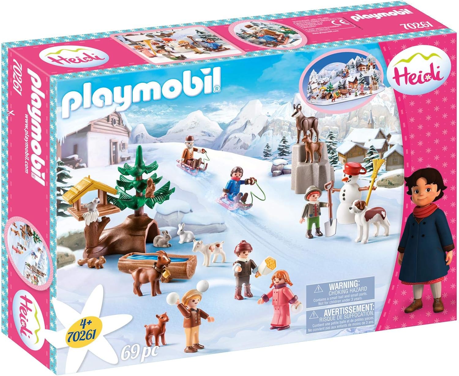 Playmobil heidi hiver Clearance