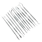 SE DD312 12-Piece Stainless Steel Wax Carvers Set