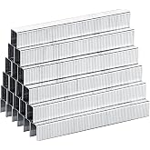 meite Staple Gun Staples, 9/16 Inch Length Heavy Duty T50 Staples, Galvanized, 20 Gauge 3/8 Inch Crown, Compatible with T50 Staple Gun, Ideal for Upholstery, Construction, Furniture (1,512 Counts)
