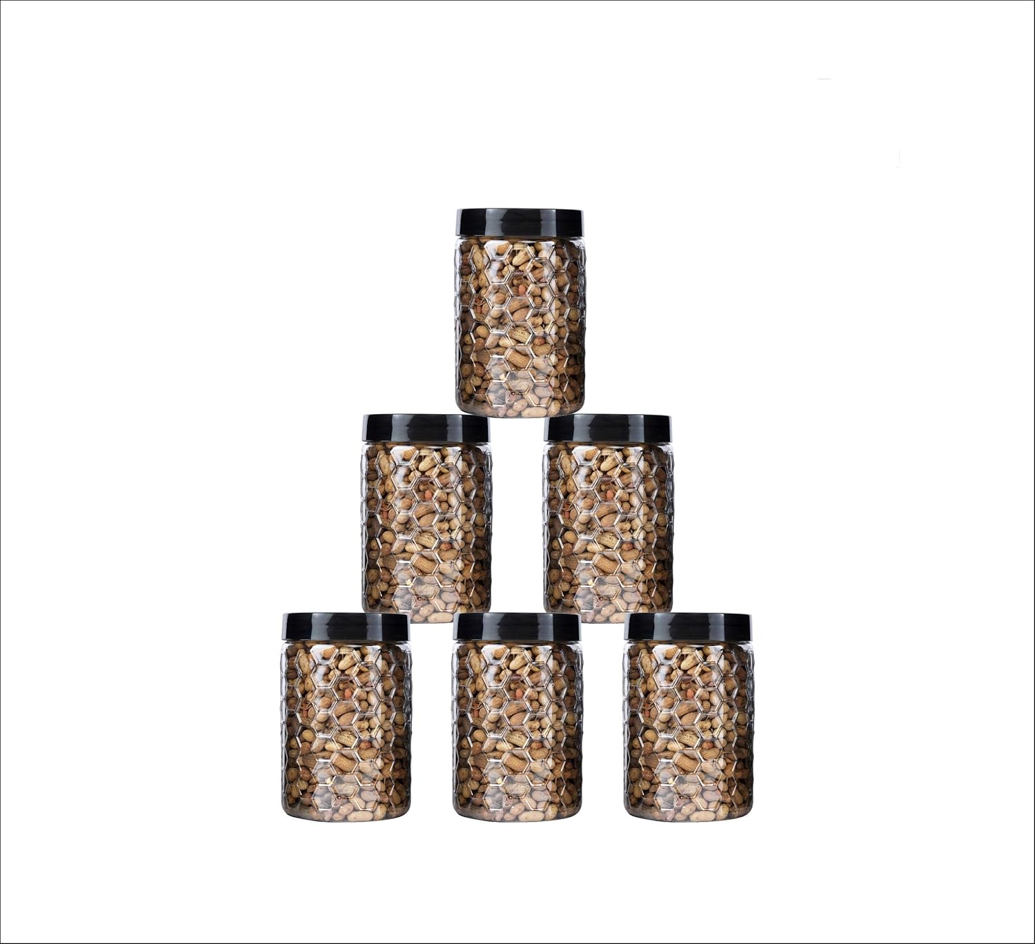 Buy PEARLPET Transparent Allure PET Kitchen Container Storage Jar BPA