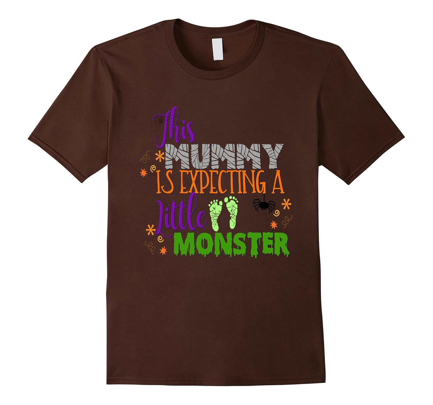 Halloween Pregnancy Shirt Mummy Monster Mom Baby Gift-Rose