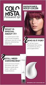 L'Oréal Colorista Permanent Gel Hair Dye Violet 3x Shine At-Home Colour view 5