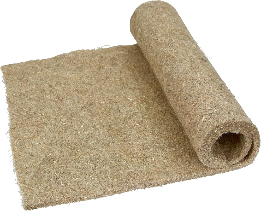 Kerbl Pet Hemp Rabbit Mat 40 x 100 x 1 cm Brown