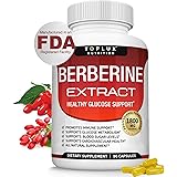 Berberine Extract 1800 mg HCl Complex - Premium Strength Berberine Plus to Support Immune Function, Blood Sugar Metabolism an