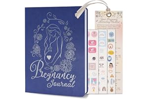 LUMINATE PRESS Keepsake Pregnancy Journal with Weekly Guides, Milestone Pages, and Gift-Ready Packaging - Beautiful Mom To Be Gift - Premium Pregnancy Gifts for Expecting Mom (338 Pages, Acid-Free Paper, Hardcover)