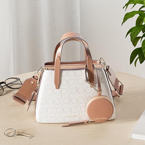 Calvin Klein Millie in Triple Compartment Mini Satchel