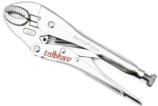 Taparia 1641-7 Steel (175mm) Locking Plier (Silver)