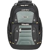 Targus Drifter II Laptop Backpack, Black/Gray &ndash; Backpack for Men for Business and Travel, Durable Water-Resistant Material, Fits up to 17" Laptops (TSB239US)