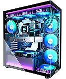 MUSETEX ATX PC Case 7 PWM ARGB Fans
