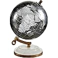 Deco 79 Modern Plastic Globe, 5" x 5" x 7", Black
