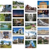 Vintage United States Pennsylvania Landscape Postcards Pack 20pc/Set | Postcards from Around the World Greeting Cards for Business World Travel Postcard for Mailing Decor Gift