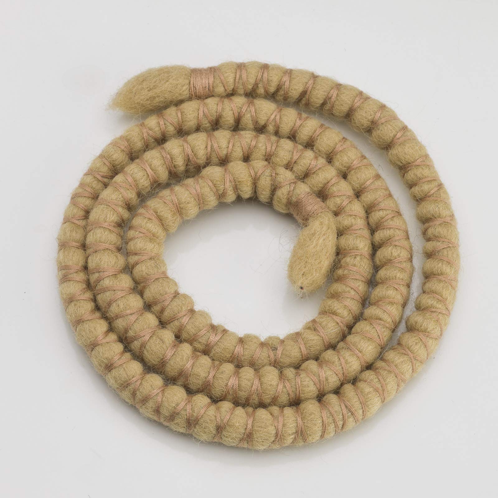 DreadLab - Bendable Spiral Dread Ties (60cm, Blonde with Blonde Thread)