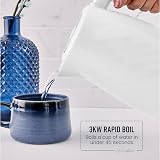 Swan Windsor Rapid Boil Kettle 1.7L 3KW with Removable Filter White view 4