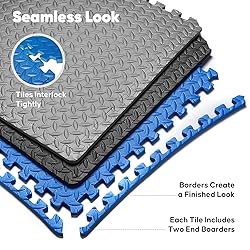 Home Gym Mat, Puzzle Exercise Mat, EVA Interlocking