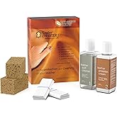 Leather Master Leather Care Kit | Leather Cleaner and Conditioner Kit | Cleans & Restores Car Seats, Furniture, Purses, Jackets | Includes Leather Cleaner, Leather Conditioner, Sponge & Wipes