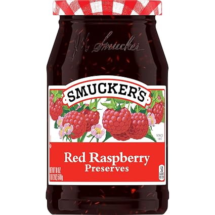 Smucker's preserve Red raspbery 18oz (051500006832)