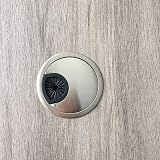 Rayibuir 2 Pack Desk Grommet Kit 60mm Zinc Alloy Brushed Silver Ø60mm view 6