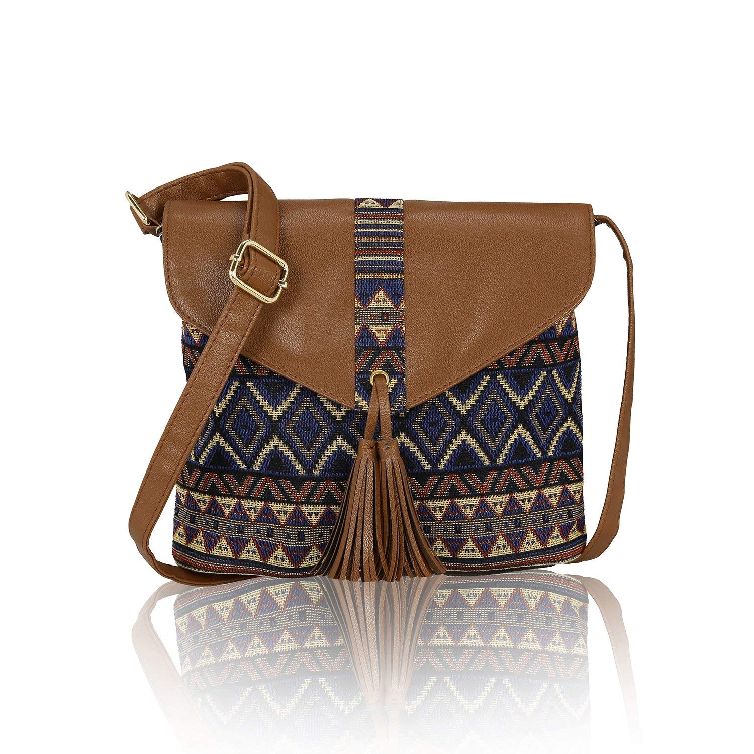 🎁 KC Handmade Sling Bag Traditional Indian Stylish Jacquard