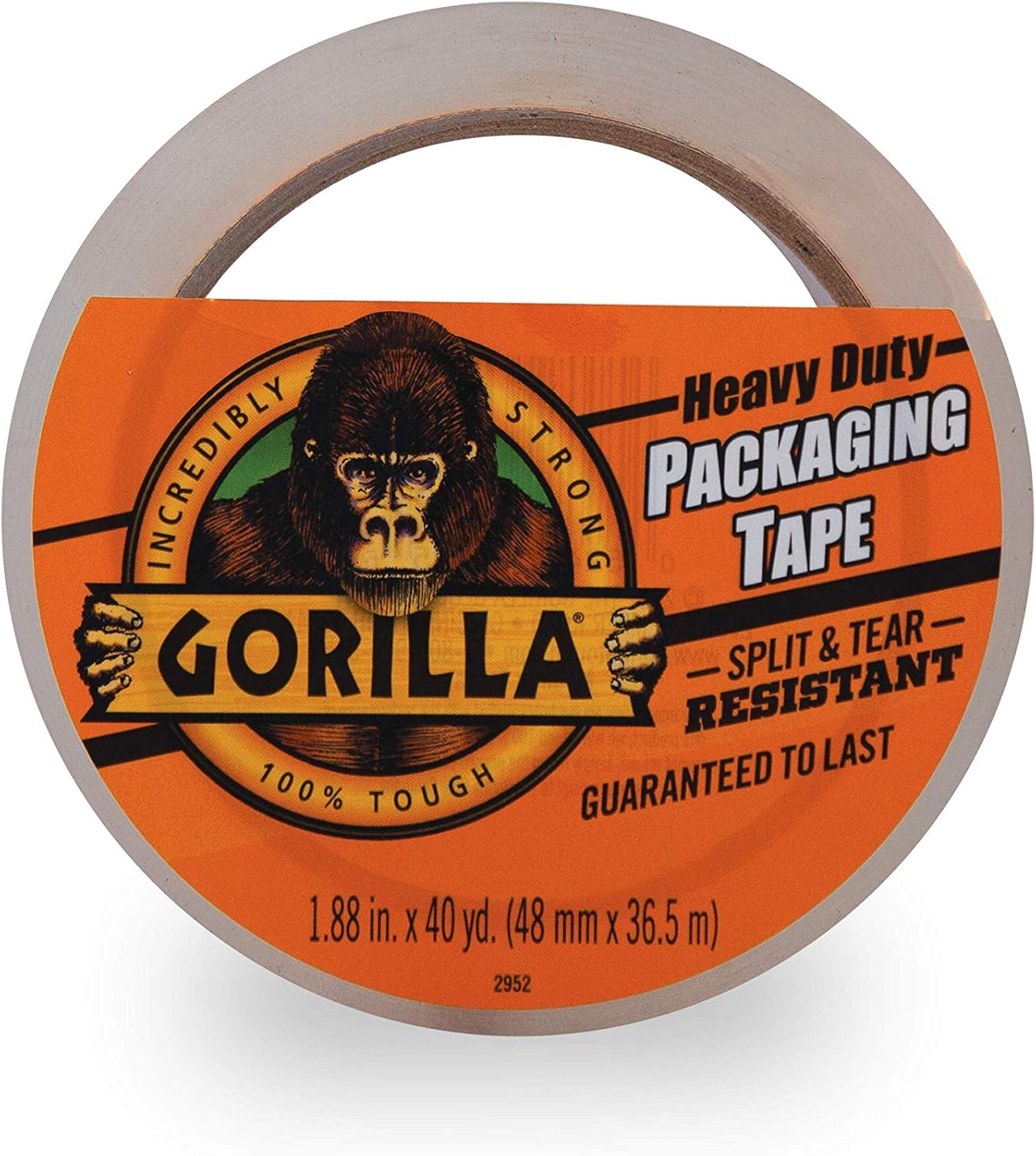 Gorilla Heavy Duty Large Core Packing Tape for Moving, Shipping and Storage, 1.88" x 40 yd, Clear, (Pack of 1): Home Improvement