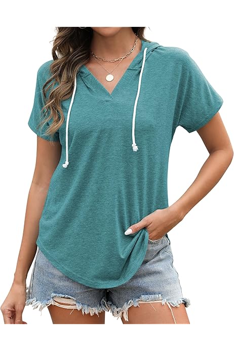 Sudaderas Con Capucha Corta Sudadera Con Capucha Verano Para Mujer