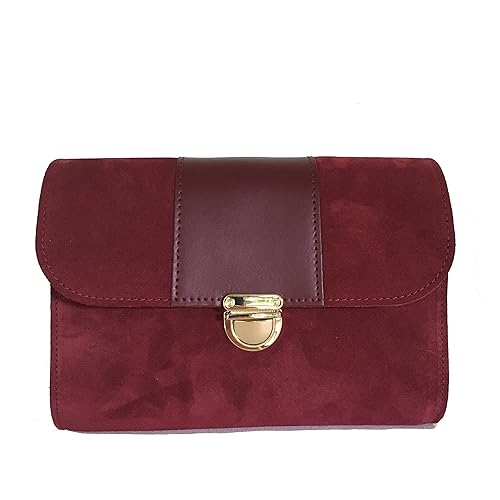 burgundy clutch bag uk