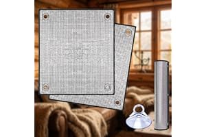Reflective Window Film & Window Insulation for Summer Heat, RV Window Cover Blackout Shade, House Window Tint Heat Blocker fo