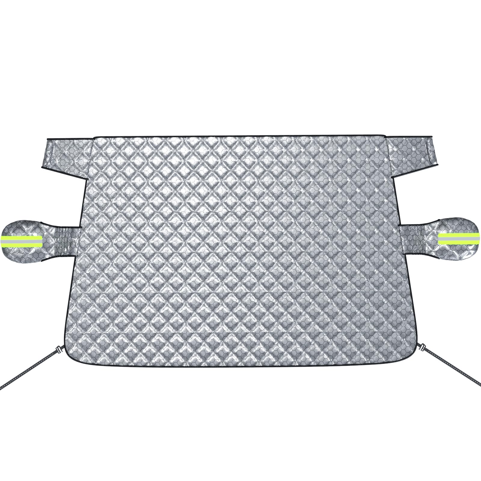 Photo 1 of AUTOWOEL Windshield Snow Cover for Winter - Custom Fit Graphene Car Windshield Cover Outside for Ice, Snow & Hail Protection | Frost Guard with Storage Bag for SUV and Sedan (Medium)