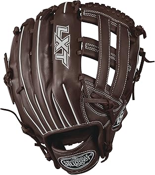 Amazon Louisville Slugger Lxt Outfield ソフトボールグローブ 右手用 12 5インチ ダークブラウン ホワイト ルイスビルスラッガー Louisville Slugger 一般用