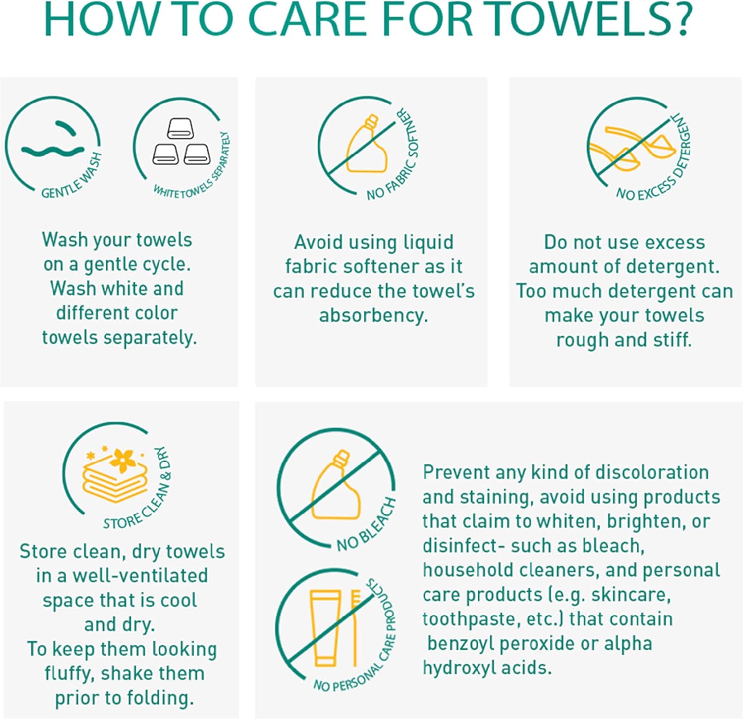 TRIDENT Soft Comfort 100% Air Rich Cotton Yarn Towels, 4 Piece Set -4 Bath Towels, Super Soft, High Absorbent, 550 GSM, Machine Washable (Peacock): Kitchen & Dining