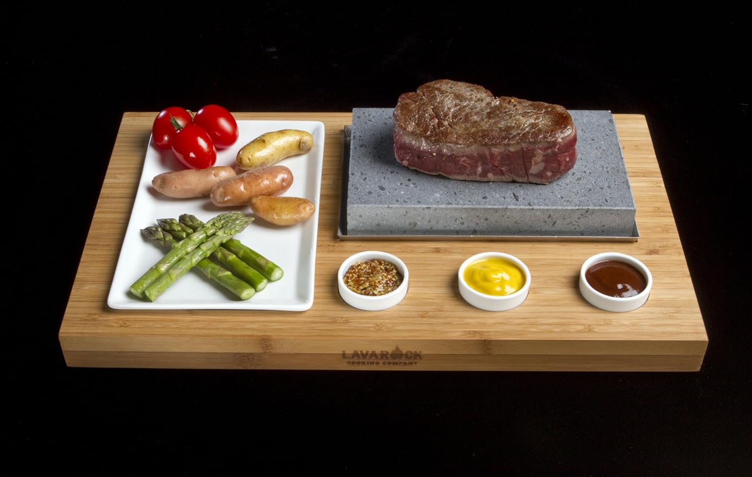 Lava Rock Cooking Stone Set Amazon De Kuche Haushalt