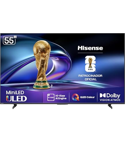 Hisense TV ULED de 65 polegadas – U8K – 144Hz RR, Mini-LED Pro