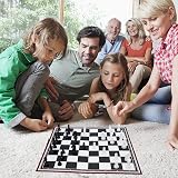 Navoys Classic Chess Table Top Game Foldable Board Instructions Included view 4