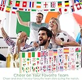 AhfuLife Ireland Flag Tattoos 24 Sheets Temporary Transfers St Patrick's Day view 6