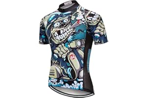 WEIMOSTAR Cycling Jersey Men Full Zip Bike Shirt Racing Top Bicycle Clothing