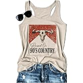 Tank Top Women Vintage Graphic Racerback Tank Tops Summer Shirts Casual Blouses